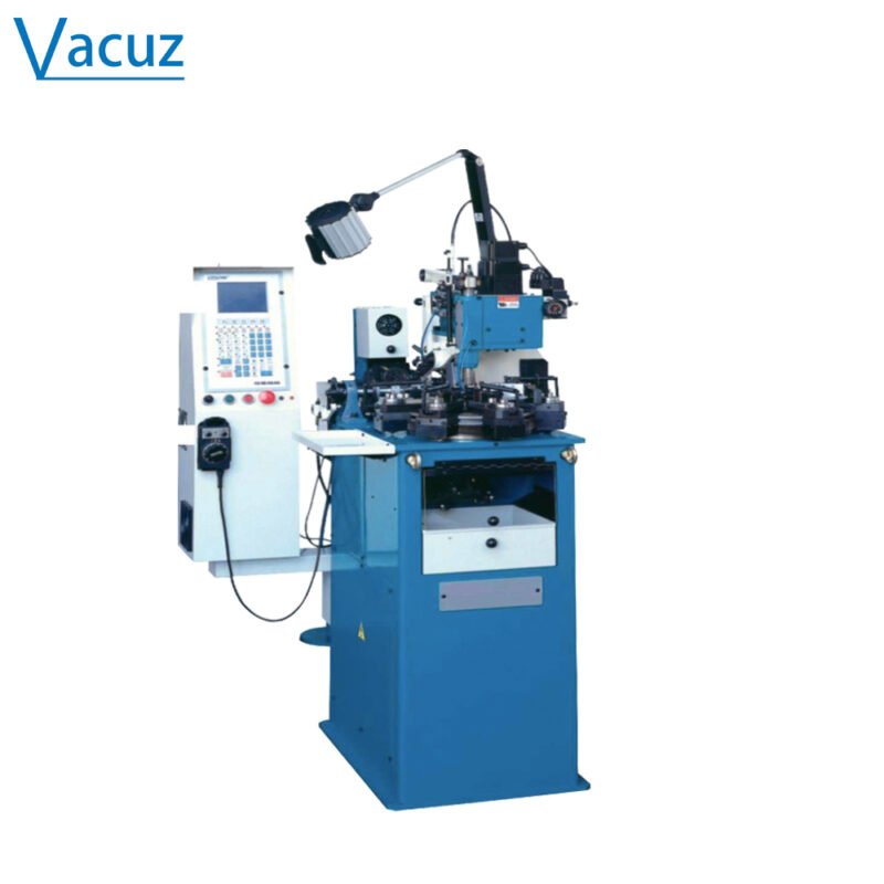 Made By Vacuz Two Stations Fully Automatic Sq Square Sharp Vertical