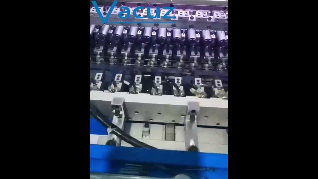 16 Spindles Axis Automatic Drum Core Inductor Winding Soldering Heat Shrinkable Tube Insert Machine