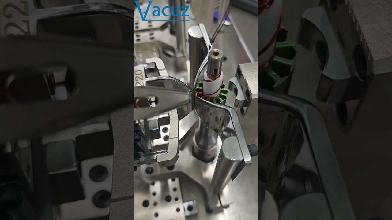 3220 Double Wires Automatic BLDC FPV Drone Motor Stator Core Flying Fork Winding Machine Equipment