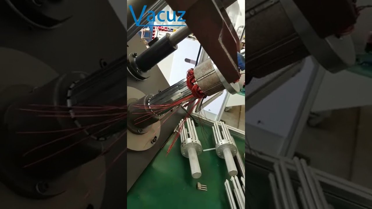 High Precision Automatic Induction Motor Stator Coil Insert Machine Working Process