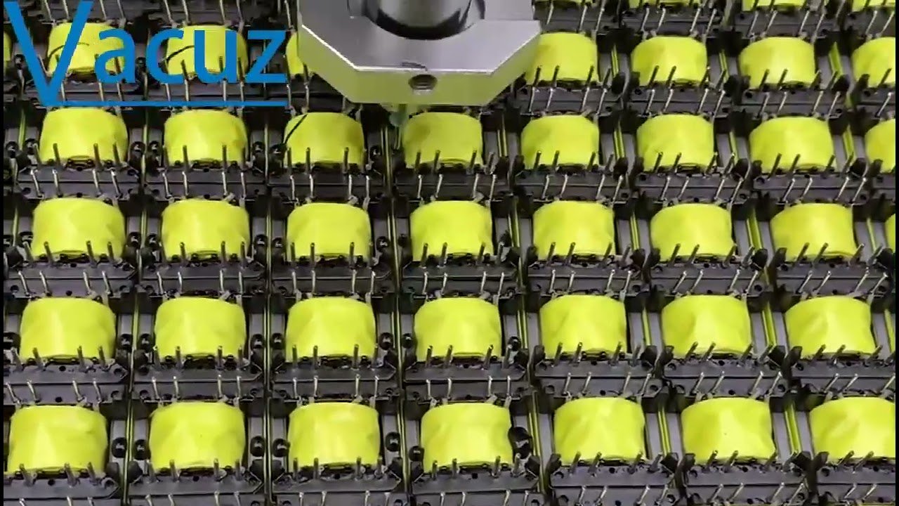 Automatic Transformer Bobbin Coil Visual Vision Glue Adhesive Dispenser Dispensing Machine