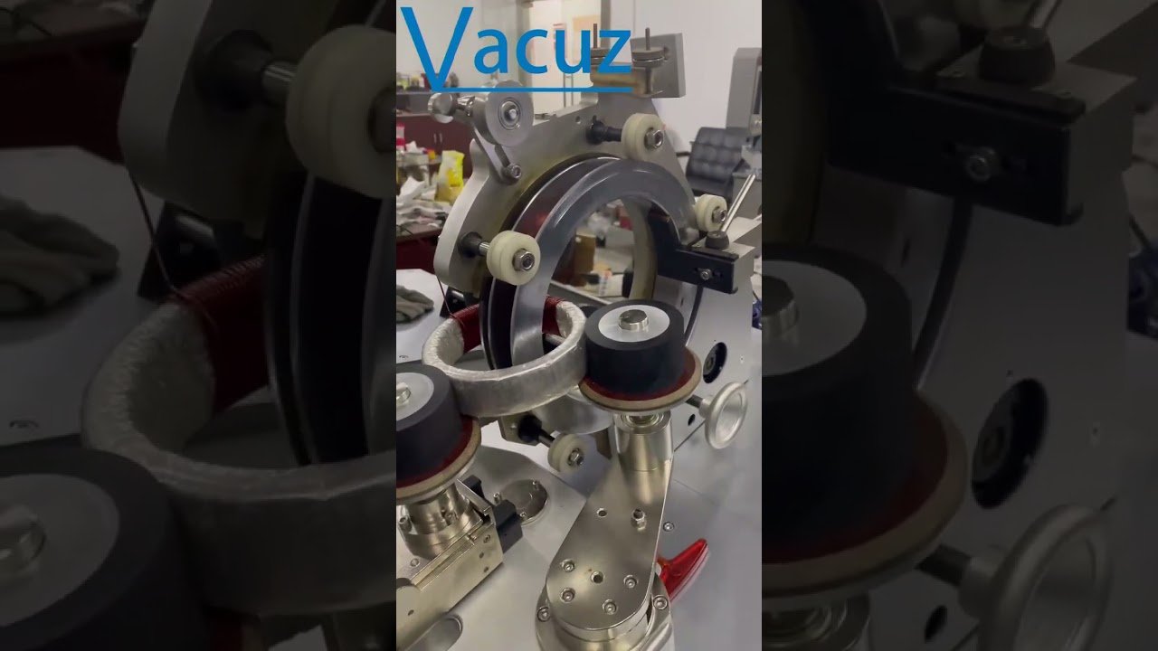 1.3mm Vacuz SP3 100KN Gear Head Rack Type Automatic Large Toroidal Coil Inductor Winding Machine