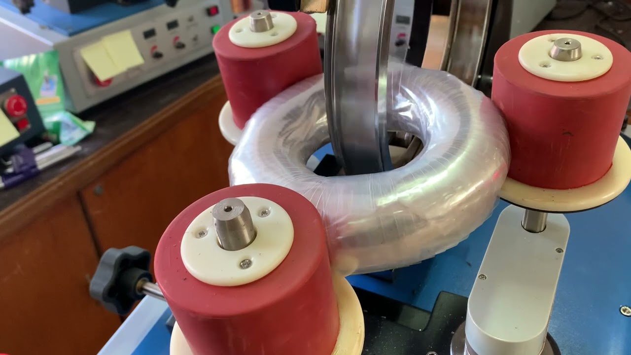 How To Use Gear Type Coil Automatic Taping Machine Wrapping Machine Video Part 2