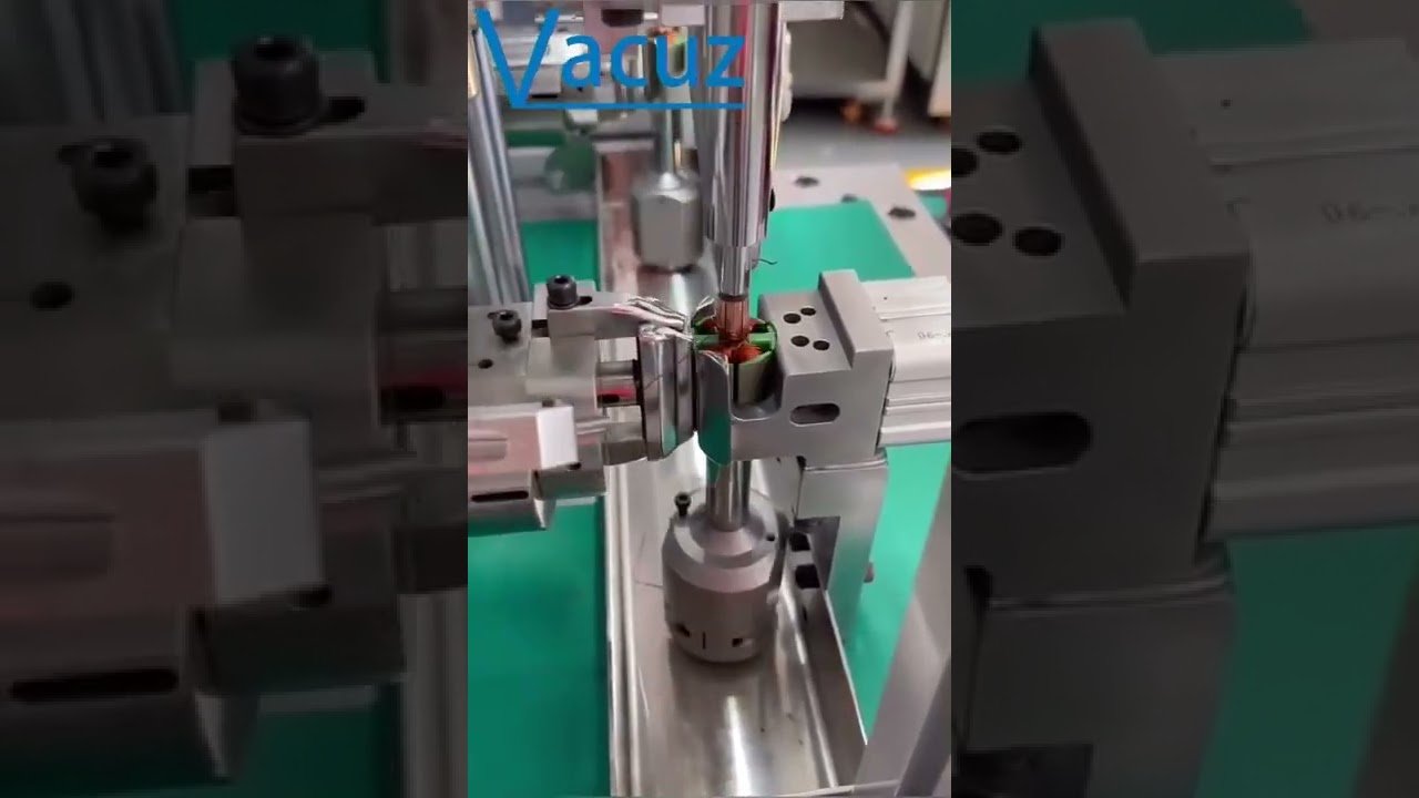 Two Stations Armature Rotor Automatic Coil Flying Fork Winding Machine Equipments