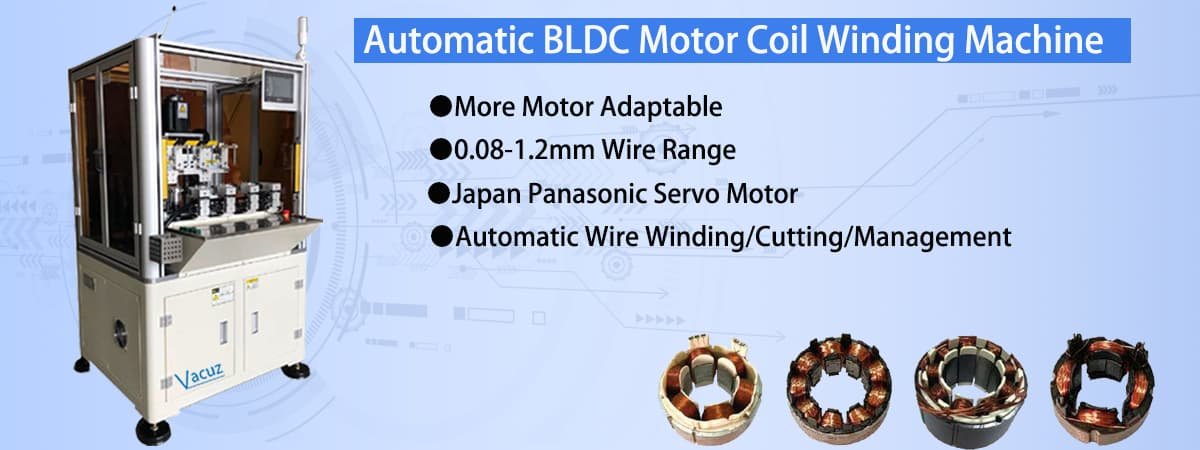 Machine automatique à enrouler les bobines de moteurs BLDC