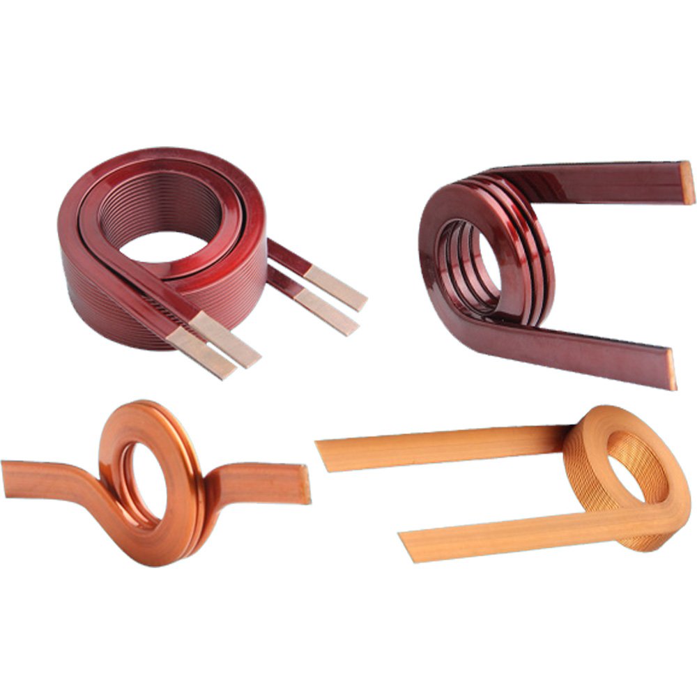 China Factory Automatic Spring Flat Copper Wire Bobbinless Coil