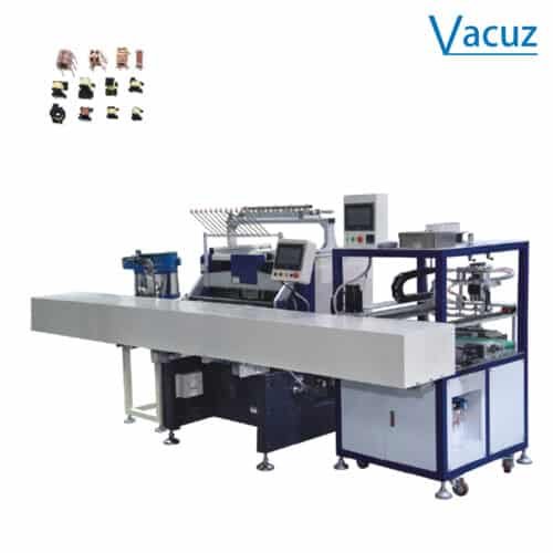 Fully automatic I Shape inductor winding and soldering line
