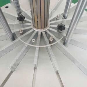 Automatyczny silnik BLDC Cewka stojana Wirnik Okrągły kształt Koło magnetyczne Maszyna do wkładania części stalowych