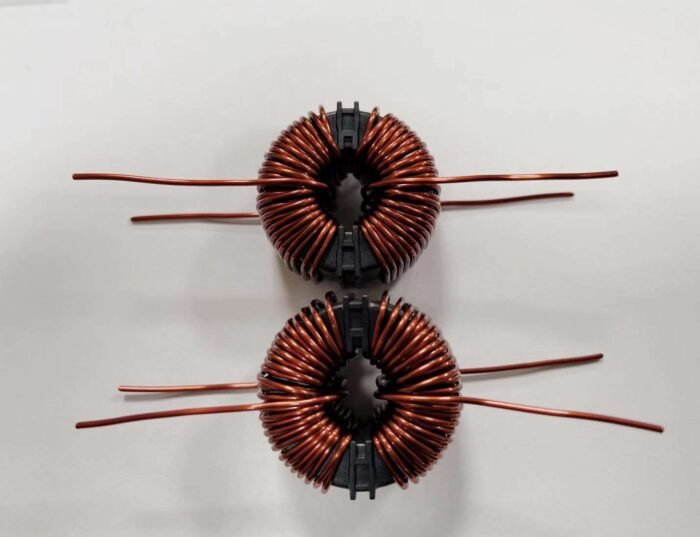 Common mode toroidal coil inductor
