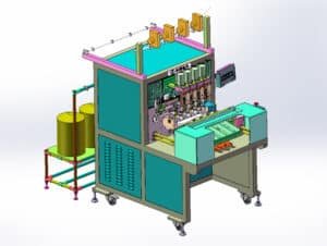 Automatische 4 assen transformator spoel wikkelen tapmachine