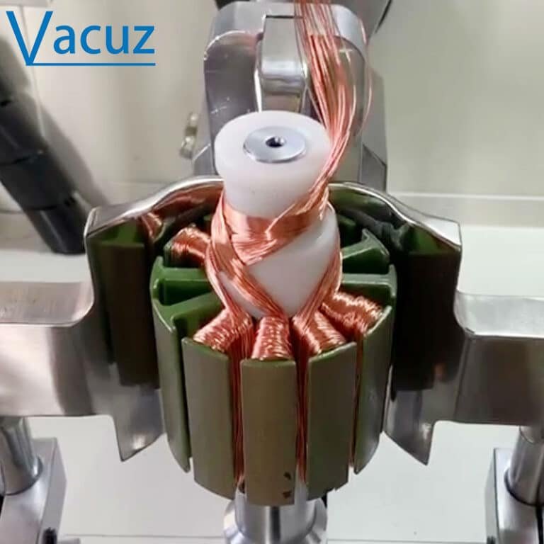 シングルステーション型バランスカーモーター用自動巻線機