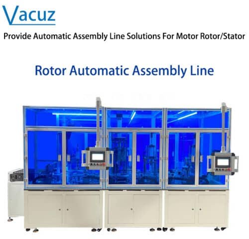 Rotor automatic assembly line