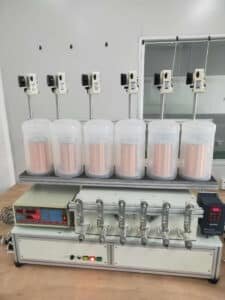 six spindle transformer coil winding machine