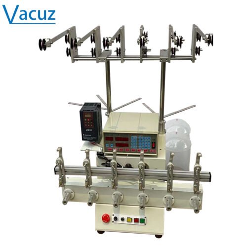 six spindle transformer coil winding machine