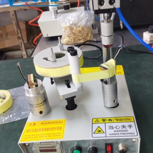 半自动变压器环形线圈绕带机