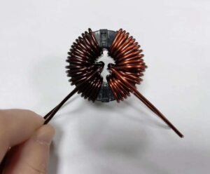 Fully Automatic Common Mode Toroidal Coil Inductor Crochet Hook Cross Winding Machine