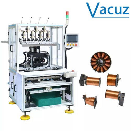 Multi Stations BLDC Brushless Stator 8 Spindles Automatic Inner Motor Skeleton Coil Needle Winding Machine