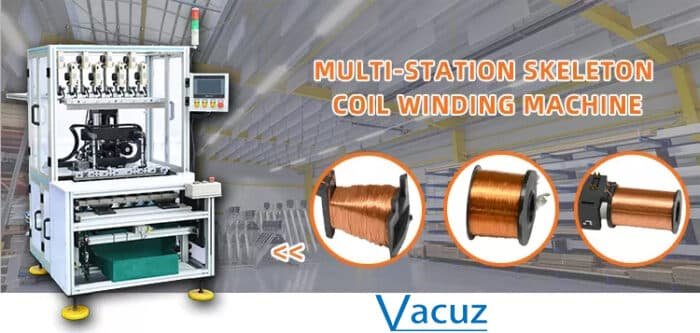 Multi Stations BLDC Brushless Stator 8 Spindeln Automatic Inner Motor Skeleton Coil Needle Winding Machine
