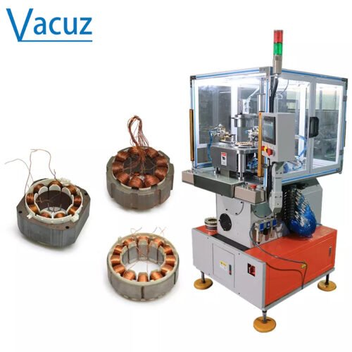 Precision Single Station Automatic BLDC Brushless Drone Inner Motor Stator Coil Pullup Needle Winding Machine