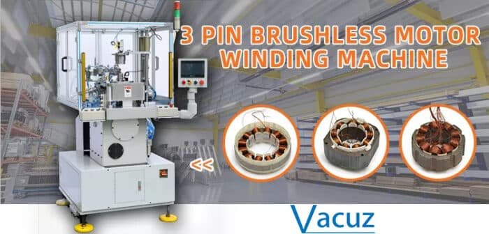 Precision Single Station Automatic BLDC Brushless Drone Inner Motor Stator Coil Pullup Needle Winding Machine
