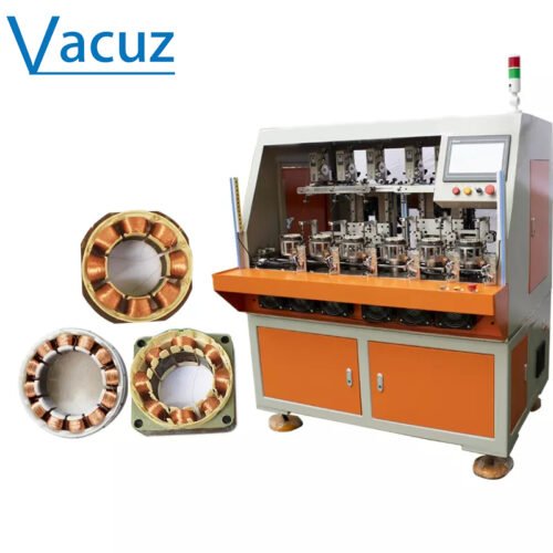 Six Spindles BLDC Brushless Drone Inner Stator High Speed Hair Dryer Automatic Motor Coil Needle Winding Machine