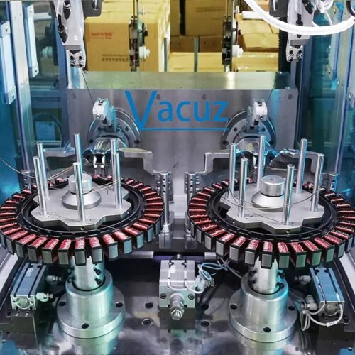 Two Stations Hub Motor Electric Vehicle E Bike Automatic BLDC Brushless Drone Outer Stator Coil Flying Fork Winding Machine Manufacturer Cost