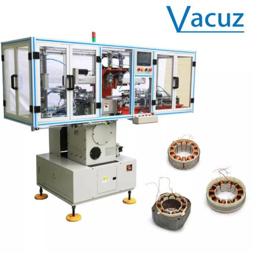 Vacuz Quality Automatic BLDC Brushless Drone Inner Stator Water Pump Motor Electric Tools Coil Needle Winding Machine Production Line