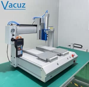 Máquina dispensadora de pegamento UV AB