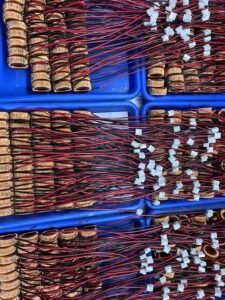 Thin Wire Differential Mode Vacuz Automatic Toroidal Coil Inductor Belt Type Winding Machine