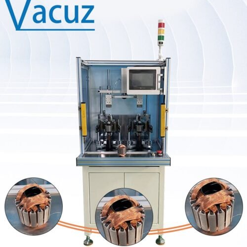 2 轴自动 BLDC 无刷无人机外定子线圈飞叉绕线绞线机