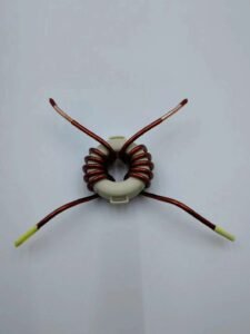 2.5mm Copper Wire Common Mode Toroidal Coil Inductor Automatic Winding Peeling Taping Machine