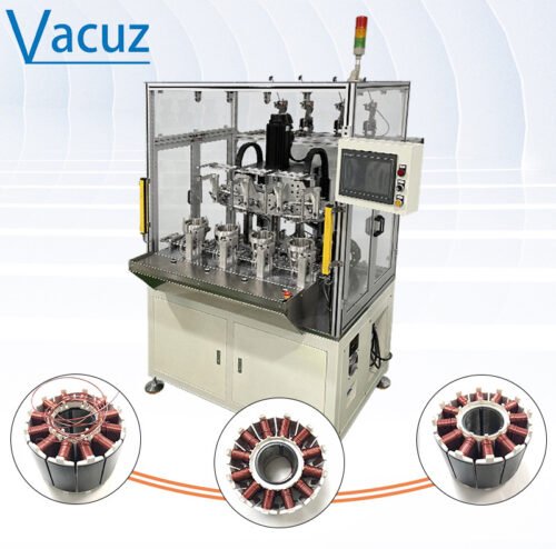 Automatic Brushless Inner Stator Coil Servo Motor Type Needle Winding Machine