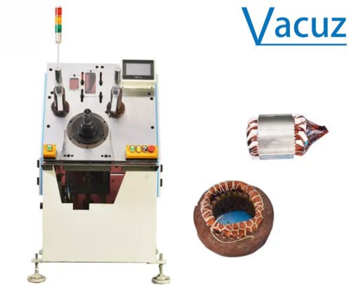 Máquina de inserción de bobina de estator de motor de inducción para motor de bomba de CA