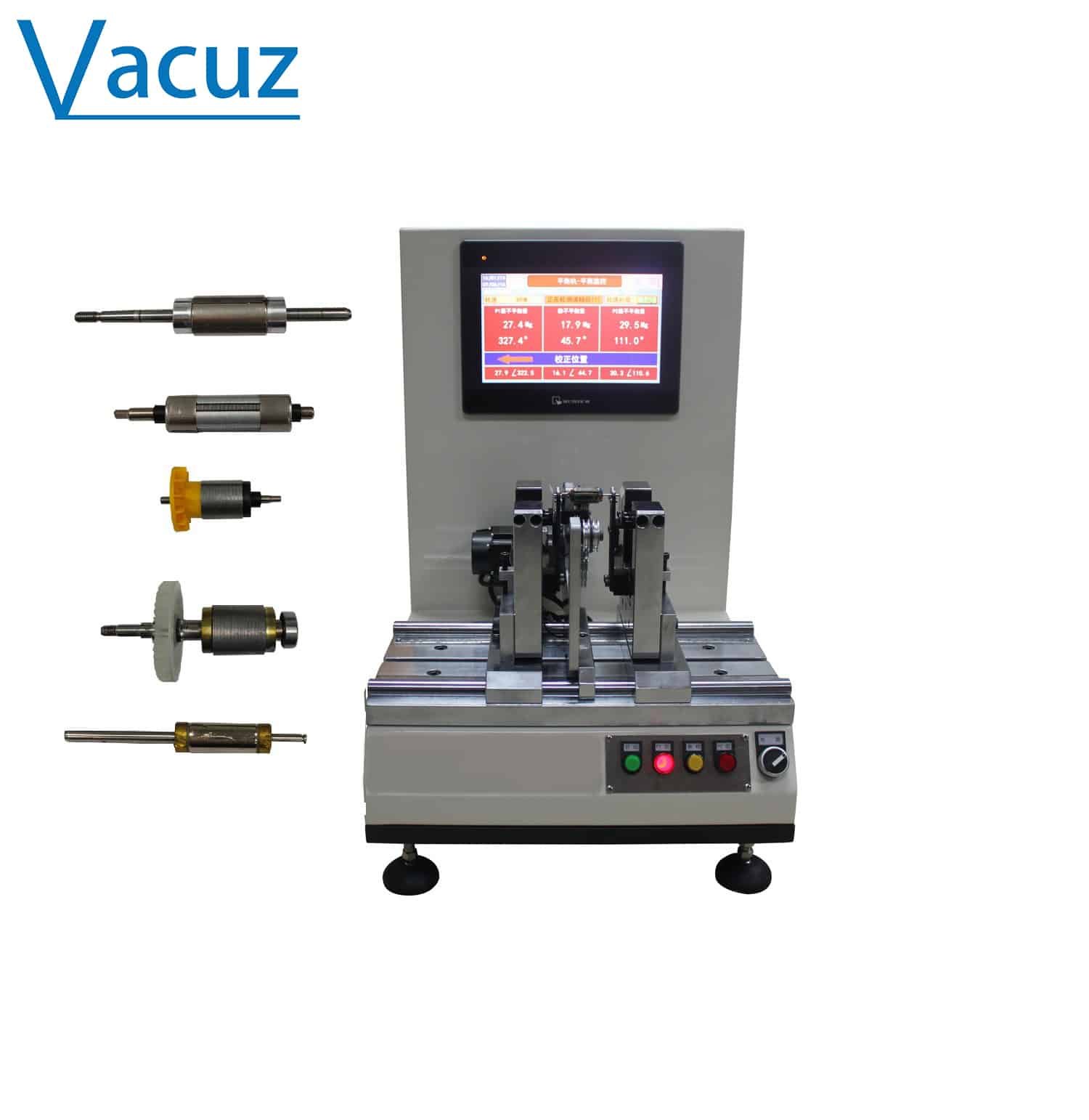 Vacuz Automatic Brushless Stator Outer Armature Rotor Coil Dynamic Balancing Testing Inspection Machine