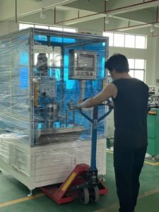 Vacuz Big BLDC Stator Automatic Brushless Inner Motor Coil Needle Winding Machine Delivery