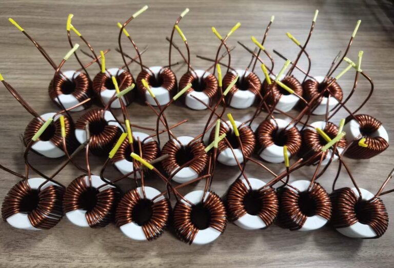 Vacuz Common Mode Toroidal Coil Inductor Double Stations Automatic Hook Winding Machine Delivery