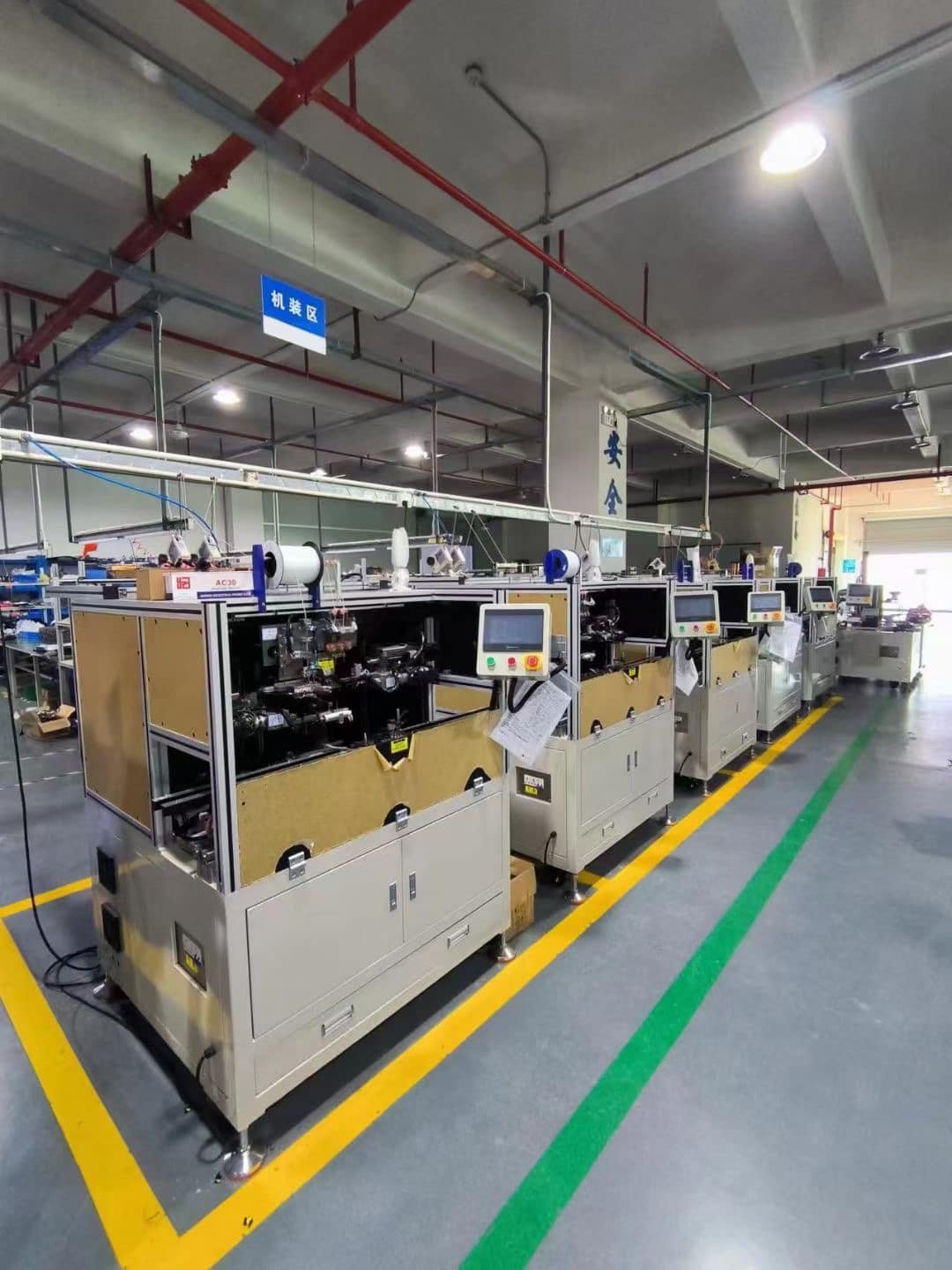 Vacuz 두 스핀들 변압기 코일 테프론 튜브 삽입 바늘 권선 테이핑 케이스 기계 배송