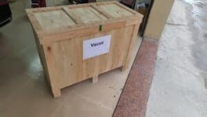 Va-06B Vacuz Máquina envolvedora semiautomática de cinta aislante para inductores toroidales Envío a la India