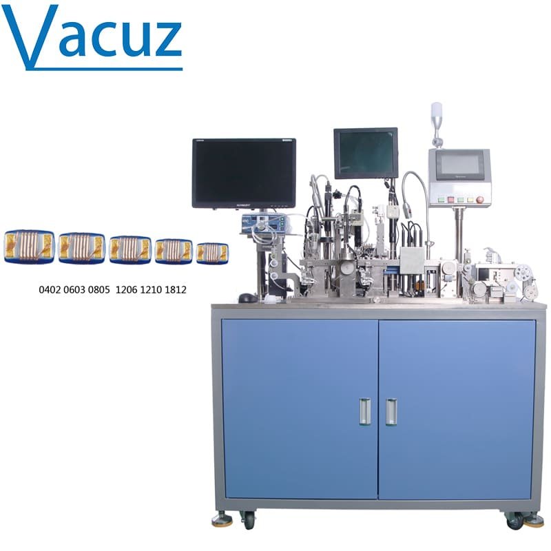 China Precision Automatic 0402 0603 0805 1206 1210 1812 SMD SMT Chip Micro High Frequency Inductor Coil UV Glue Coating Dispensing Machine Price