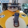 Vacuz Double Station Brush Induction Motor Stator Automatic Vertical Coil Winding Machine For Electric Motor Coil Winder