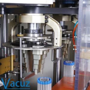 Vacuz Double Station Brush Induction Motor Stator Automatic Vertical Coil Winding Machine For Electric Motor Coil Winder