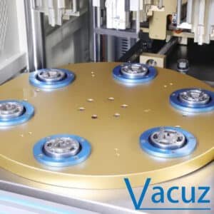 Vacuz Double Station Brush Induksjonsmotor Stator Automatisk vertikal spoleviklingsmaskin for elektrisk motorspolevikler