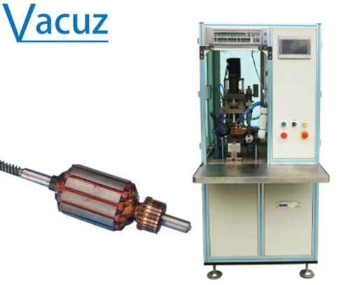 Máquina de soldadura por puntos del rotor de la armadura Máquina de soldadura automática del conmutador para la bobina del estator de las herramientas eléctricas