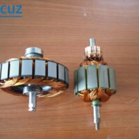 Vacuz Double Spindle Flying Fork Automatic Single Station Brushed Armature Rotor Vacuum Cleaner Sweeper Motor Coil Winding Machine Equipment Manufacturer
