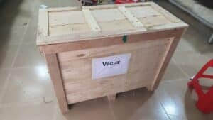 Vacuz Semi Automatic Common Mode Toroidal Coil Inductor Insulation Tape Wrapping Machine Delivery