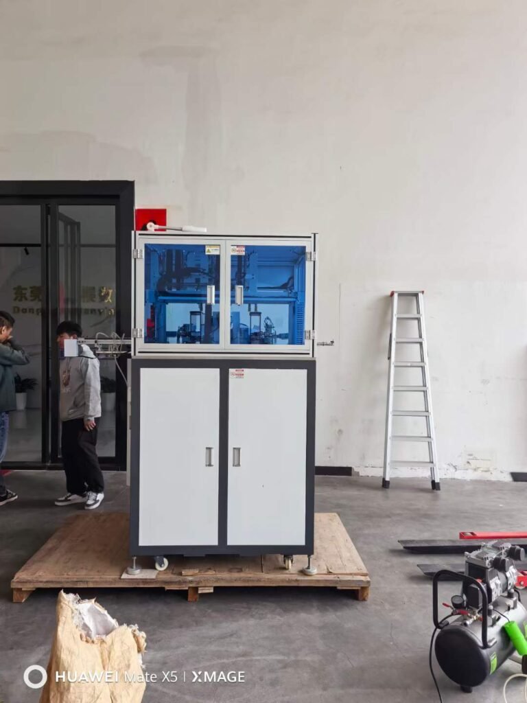 Double Stations Common Mode Toroidal Coil Inductor Vacuz Automatic Crochet Hook Winding Machine Equipment