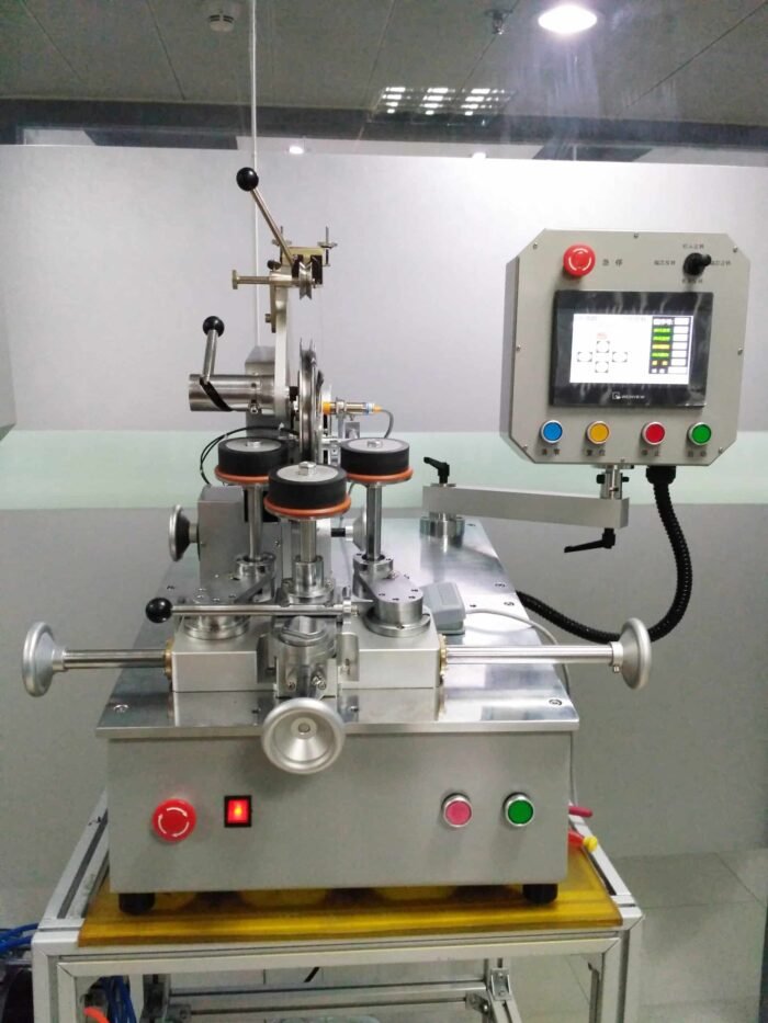 軍規級精密 Vacuz VA3 齒輪頭機架式全自動觸控螢幕程式大型環型線圈電感電流互感器繞線機