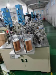 Vacuz Automatic Common Mode 50 Series Inductor Coil Winding Coating Test Packing Machines Shipping