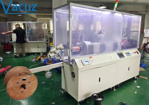 Fully Automatic Vacuz Flexible Current Probe Rogowski Bobbinless Coil Needle Winding Machine For Sale