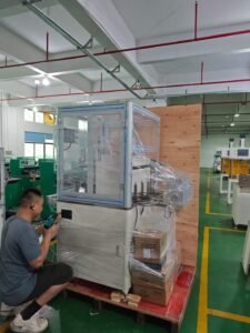 Vacuz Automatic BLDC Motor Stator Coil Needle Pin Insulation Paper Insertion Winding Machine Delivery